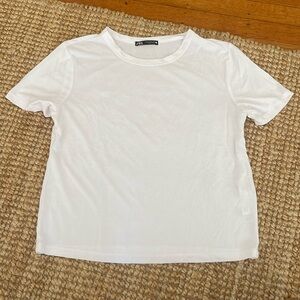 Zara White Tee
